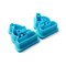 Microscope Clay Cutters, 2 pc, Mirrored for Earrings, Adorabilities